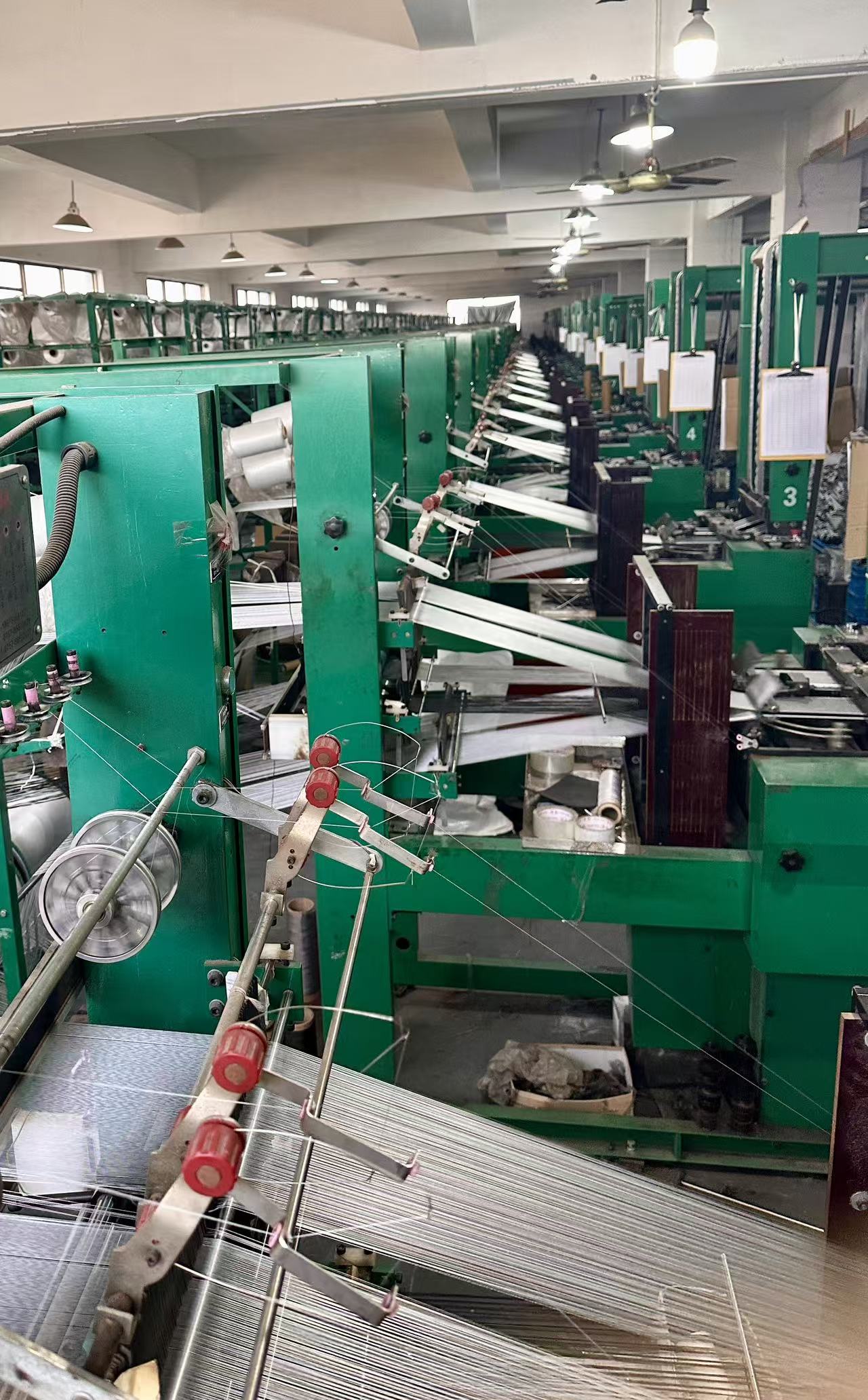 Real weatherstrip production line at Arctivex