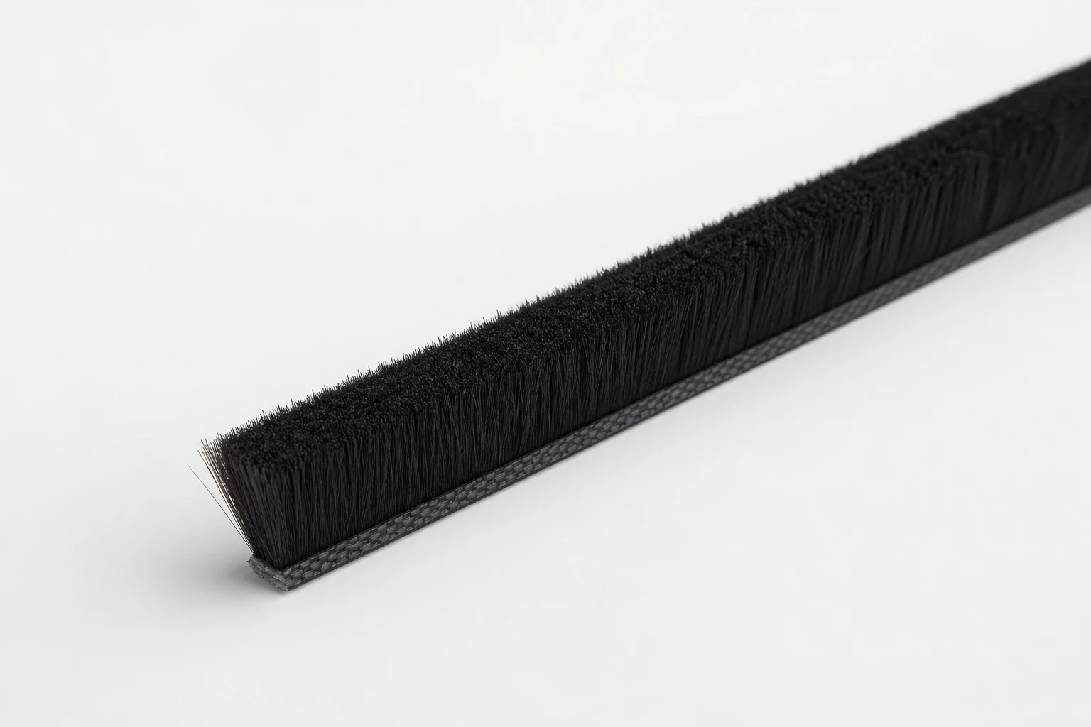 Aluminum window brush seal bristled sealing strip for sliding profiles